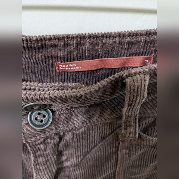 Anthropologie Pilcro the wanderer corduroy cargo pants size 31 brown - Picture 6 of 10